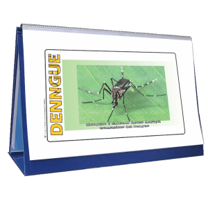Libro rotafolio educativo sobre Dengue